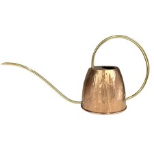 Annaffiatoio in rame francese - vintage - beccuccio e manico in ottone - bidone per piante d'appartamento 0,5L