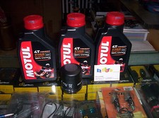 3 LT KIT TAGLIANDO FILTRO OLIO MOTUL 7100 20W50 KTM 250 FREERIDE F 2018
