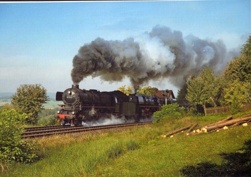 Cartolina locomotive treno - cartolina:,