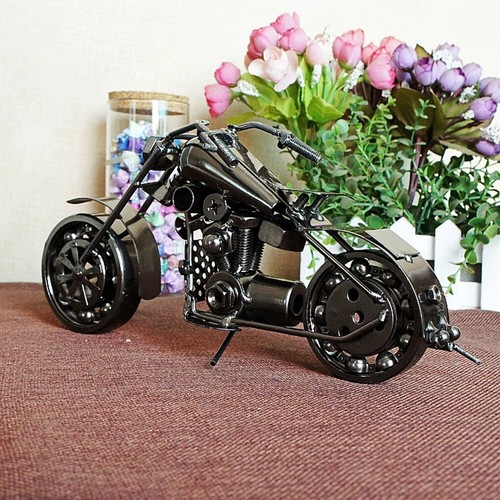 Scultura moto metallo - scultura,