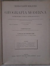 TESTO ATLANTE SCOLASTICO DI GEOGRAFIA MODERNA Editore Istituto D'arte Grafi 1904