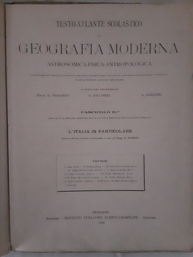 Testo atlante scolastico - testo,
