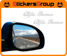 COPPIA ADESIVI SCRITTA ALFA