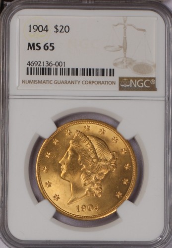 Testa libertà oro 1904 - oro,