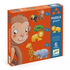 Puzzle gigante animali esotici - animali,
