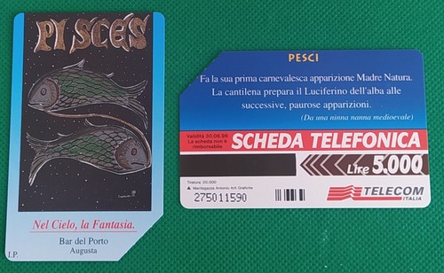 Scheda telefonica usata da - ,