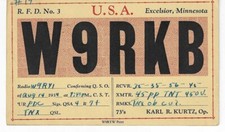 Scheda radio QSL 1934