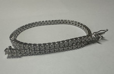 BRACCIALE TENNIS IN ORO BIANCO