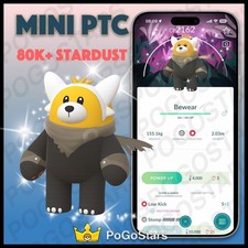 Pokémon PTC GO - Shiny Bewear Wilderness Cape - Area Selvaggia✨Sfondo Speciale✨