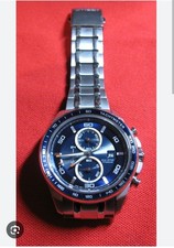 Orologio cronografo citizen blu eco-drive b612-s080886