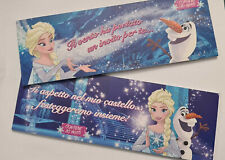 INVITI festa compleanno FROZEN blocchetto da 30 inviti