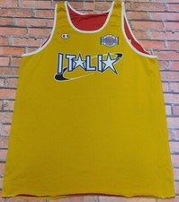 ITALIA ITALY DOUBLE FACE BASKET MAGLIA SHIRT MAILLOT CANOTTA tg. XXL