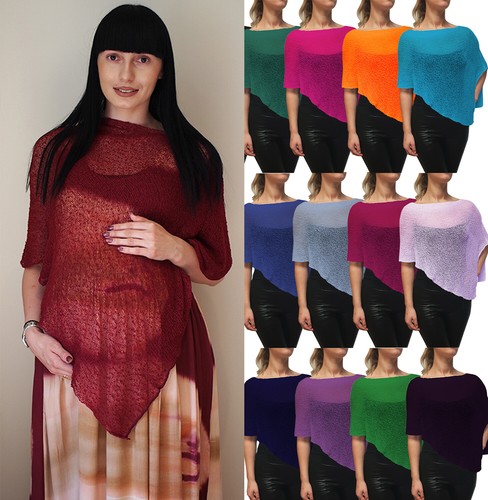 Poncho premaman piccolo tinta