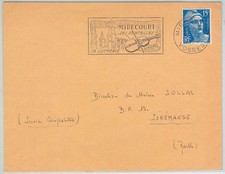 66551- FRANCIA - STORIA POSTALE - FRANCOBOLLO su COPERTINA - Musica 1954 - VIOLINO