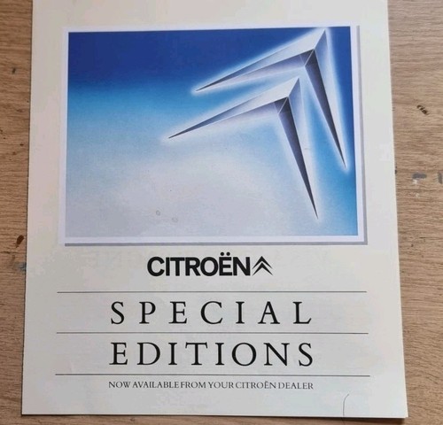 Brochure vendita citroen - brochure, 1984