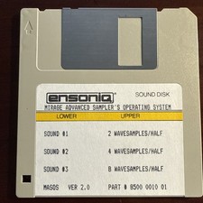 Raro disco originale Ensoniq