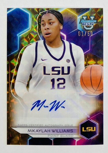 Mikaylah williams auto - #1/50!!,