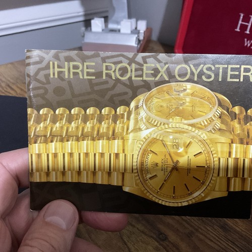 Manuale rolex oyster 1998 - manuale,