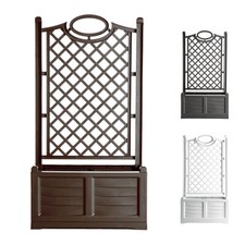 FIORIERA PVC RETTANGOLARE 'SEPARE'' 80 x 42,5 x h 150 cm lt.120 ferro