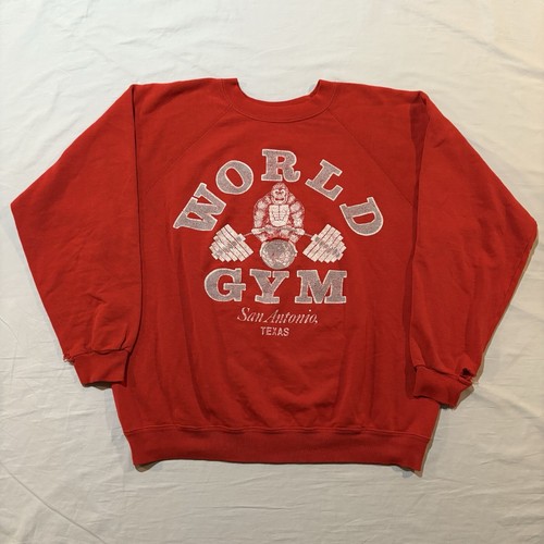 Felpa vintage world gym - vintage,