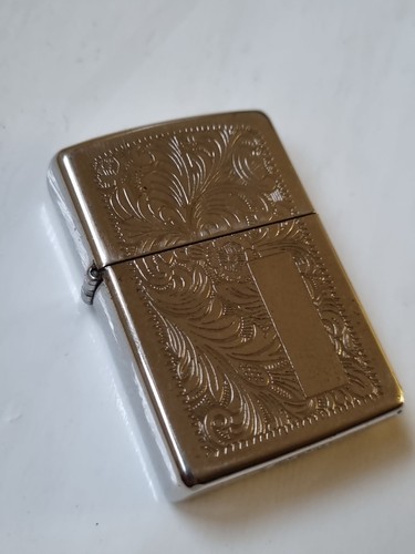 Zippo venetian silver plate - zippo,