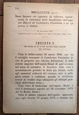 CASTELVETRO PIACENTINO 1886