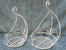 Set Di 2 Portafiori In Ferro