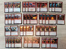 MTG MAZZO CARTE MAGIC ROSSO