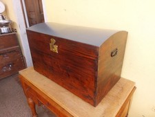 ANTICO BAULE IN LEGNO DI ABETE