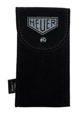 Sacchetto per Orologi Heuer Vintage 7x13cm in Floccato con pattina Interna