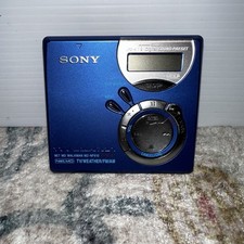 Vintage Sony Blue MiniDisc