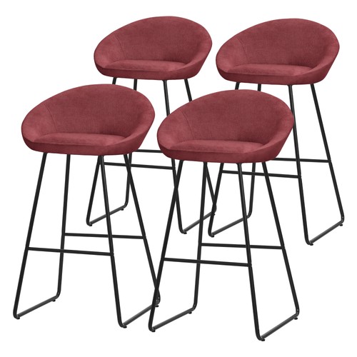 Sgabelli bar sedie alte - 4x,