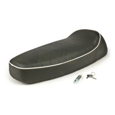 Sella CORSA BIPOSTO per Vespa PX, GT, Sprint - bordo bianco