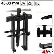 Puleggia Ingranaggio 2 Ganasce Cuscinetto Estrattore Strumento Manuale 4" Gambe Piccole Meccanica Kit