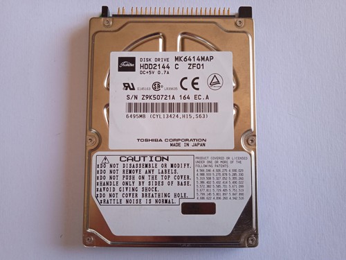 Toshiba hard disk ide - toshiba, 2,5"