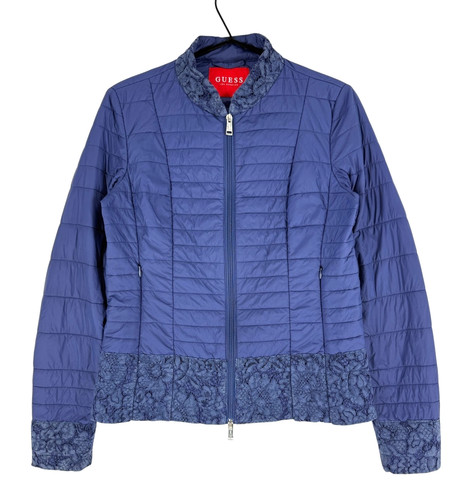 Guess giacca padded blu - guess,