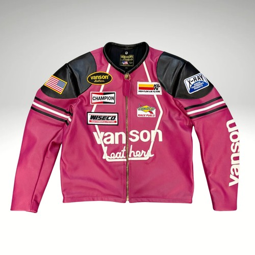 Giacca vanson pelle rosa - vanson,