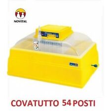 INCUBATRICE MANUALE COVATUTTO 54 POSTI PER TUTTE LE TIPOLOGIE VOLATILI NOVITAL