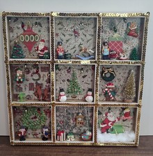 Diorama scena natalizia fatto