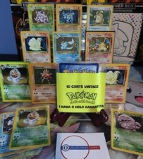 Lotto POKEMON VINTAGE PACK Carte in ITALIANO Charizard 1st Ed/Set Base/holo/rare