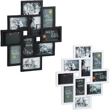 Portafoto da Parete Multiplo Cornici Foto Multiple Muro Porta Foto 10 Stampe