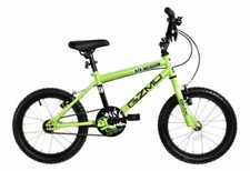 Bicicletta BMX per bambini XN Gizmo Junior ruota 16" unisex 1 Spd freni a V verde lime
