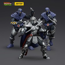 JOYTOY TMNT Shredder Foot Soldiers Clan Modellino 1:18 Confezione da 3