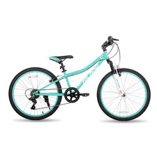 Hiland Mountain Bike Da 24 Pollici per Bambini Dai 7 Anni, Forcella Con Sospensi