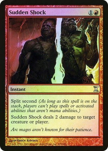 Foil sudden shock time - shock, ~