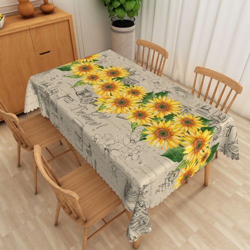 Elegante copritavolo girasole - elegante,