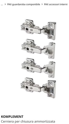 Cerniere ammortizzate ikea pax - ikea,