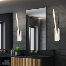 Applique da Parete Lampada LED Kristallleuchte Letto Corridoio 2er Set