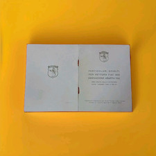 ABARTH 750 FIAT 600 PARTICOLARI OMOLOGAZIONE GRAN TURISMO Copia Da originale '57