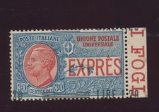 1921 Italia, Espresso, No. 5Ba, Lire 1.20 on 30 cent blue and red, MNH**